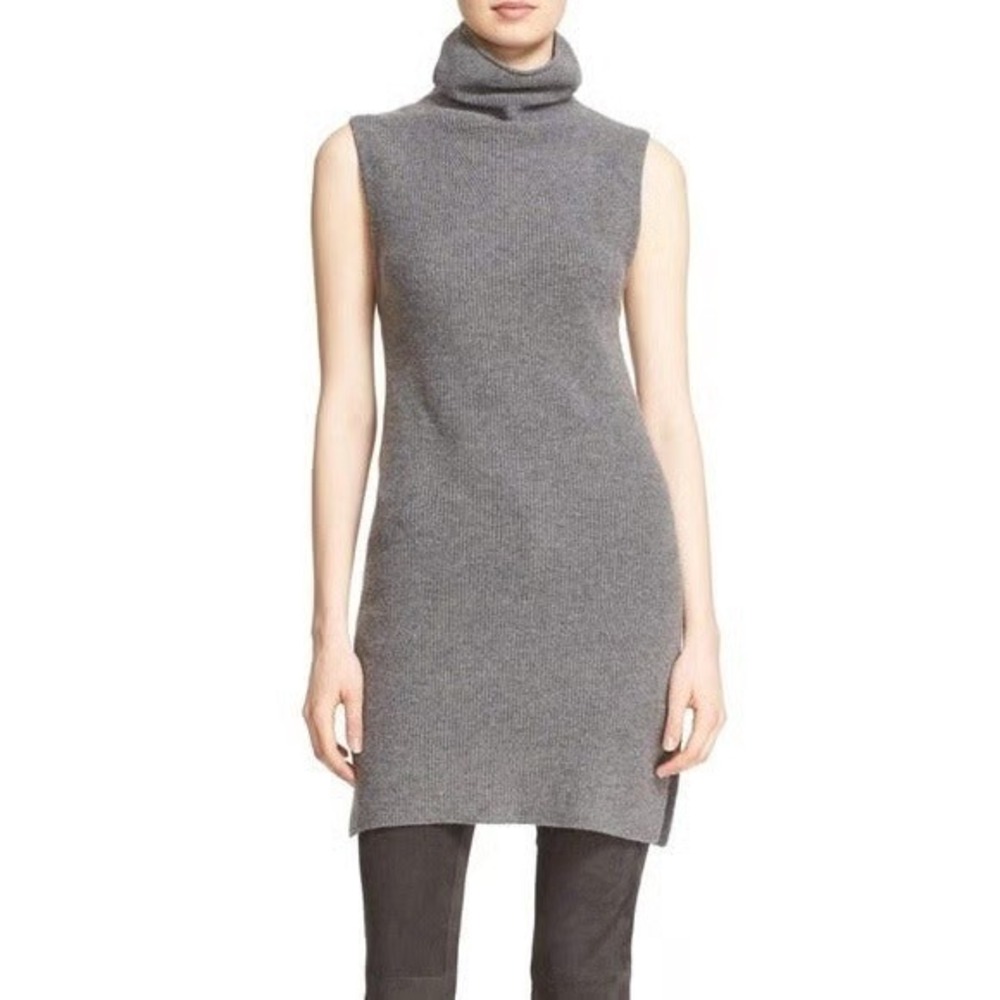 alice+olivia Fay Sweater Turtleneck Tunic Cashmere blend XS/S Quiet Luxury Layer